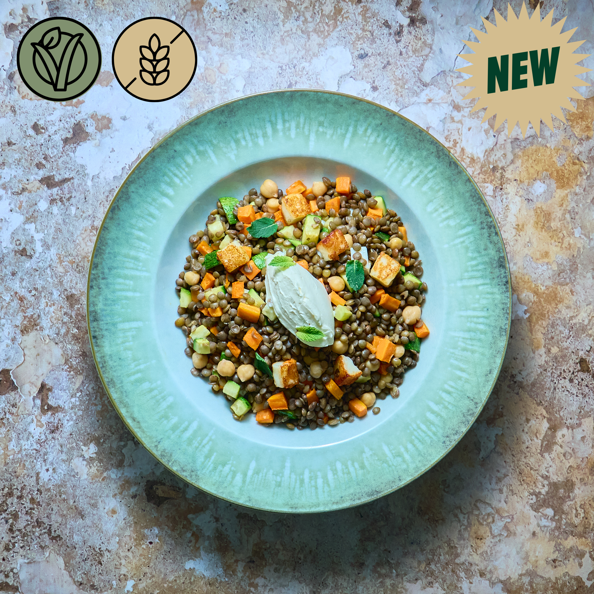 Salade de Lentilles Orientale aux Harissa