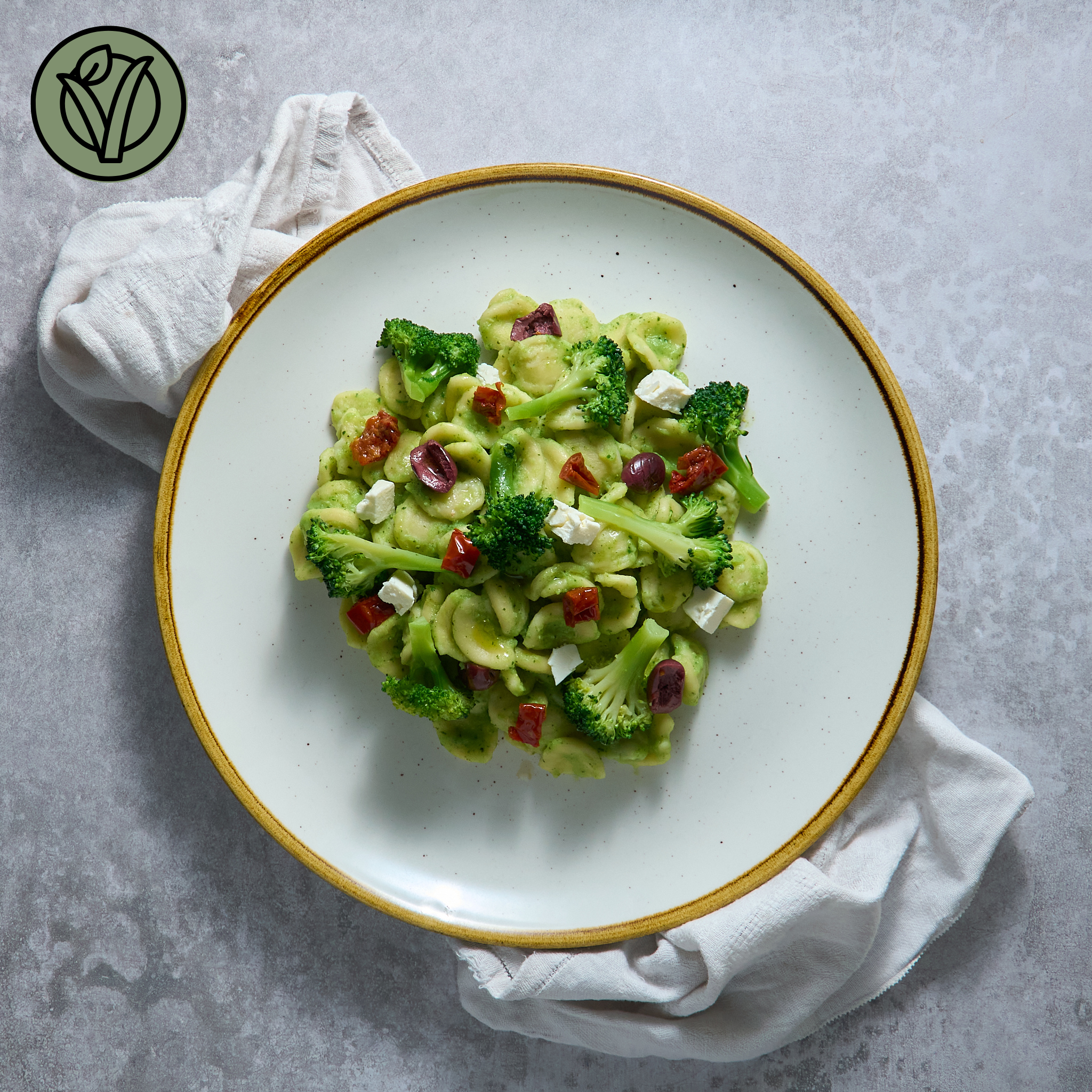 Hausgemachte Orecchiette mit Brokkoli