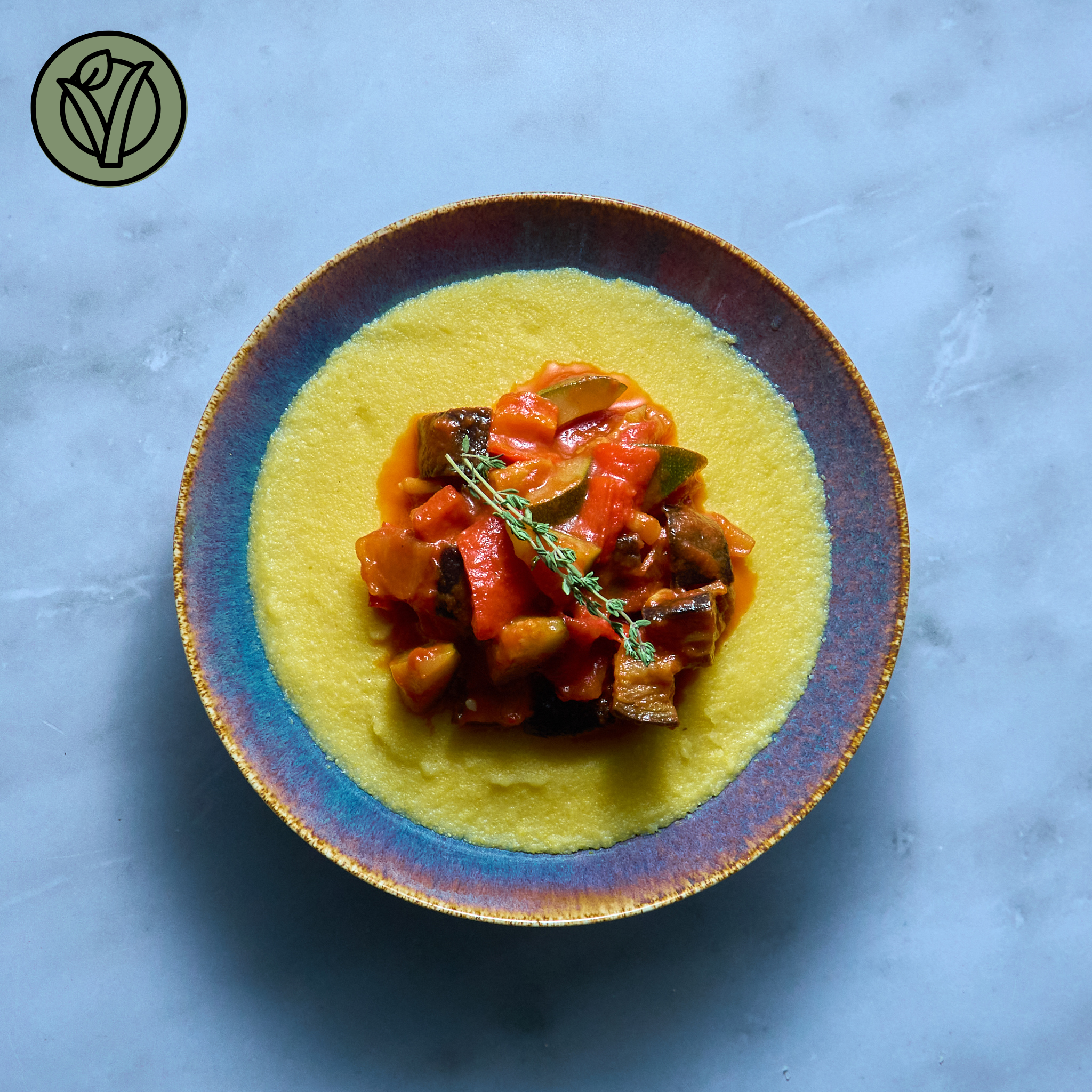 Creamy Polenta with Ratatouille