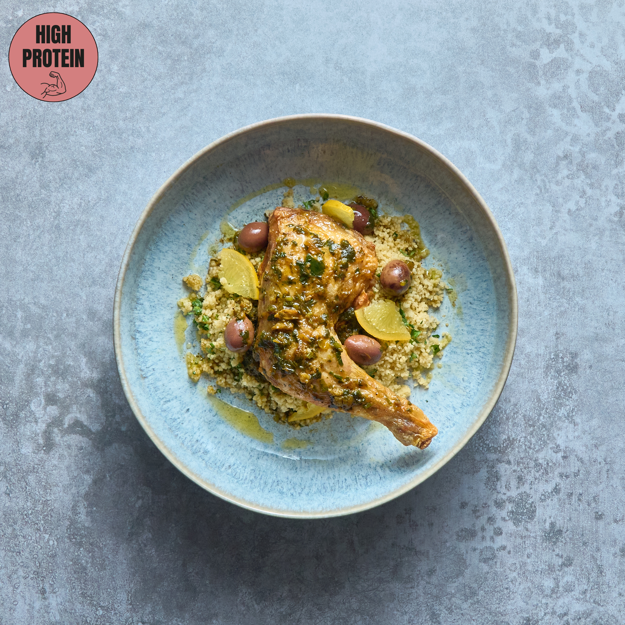 Moroccan Chicken Thigh with Preserved Lemons and Black Olives
