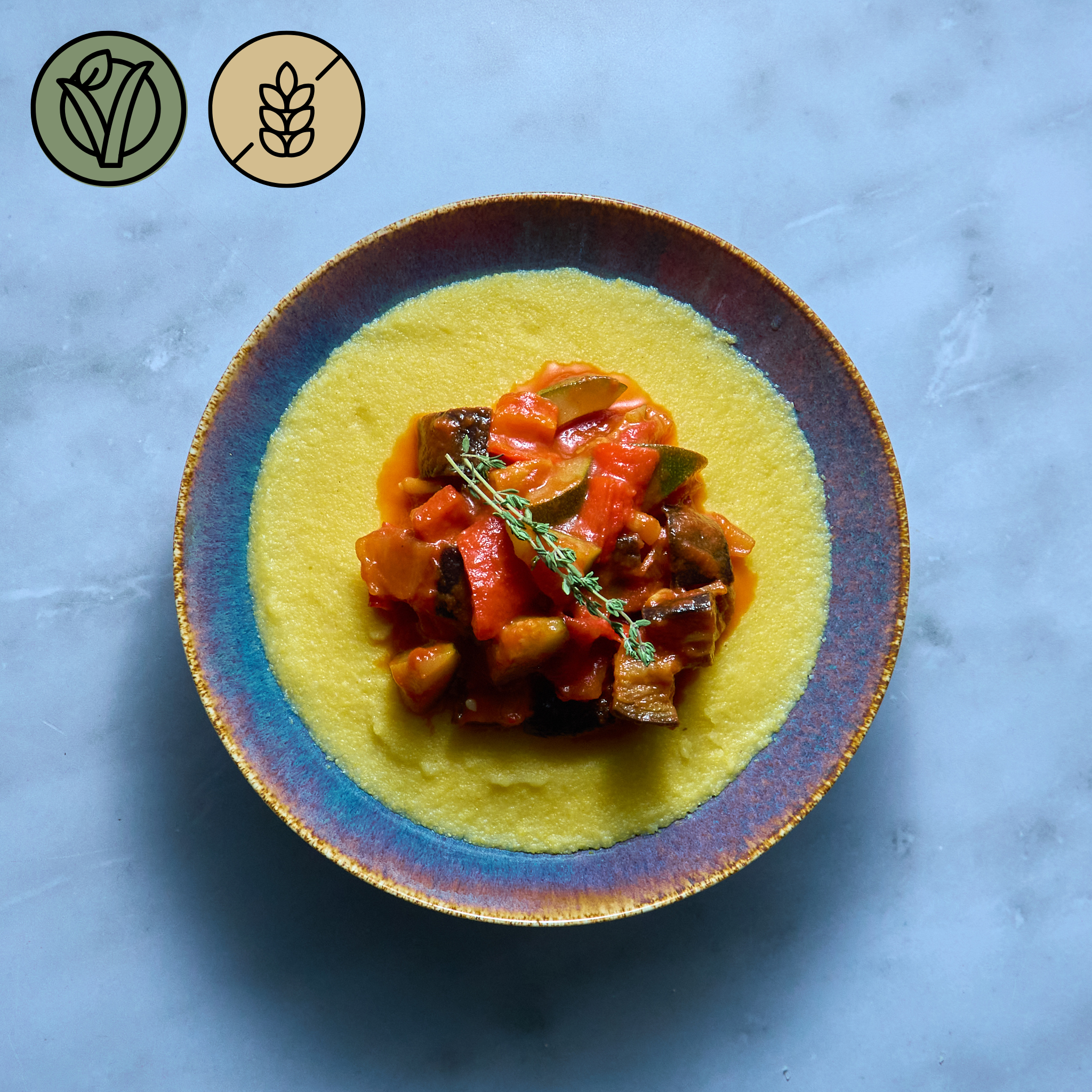Creamy Polenta with Ratatouille