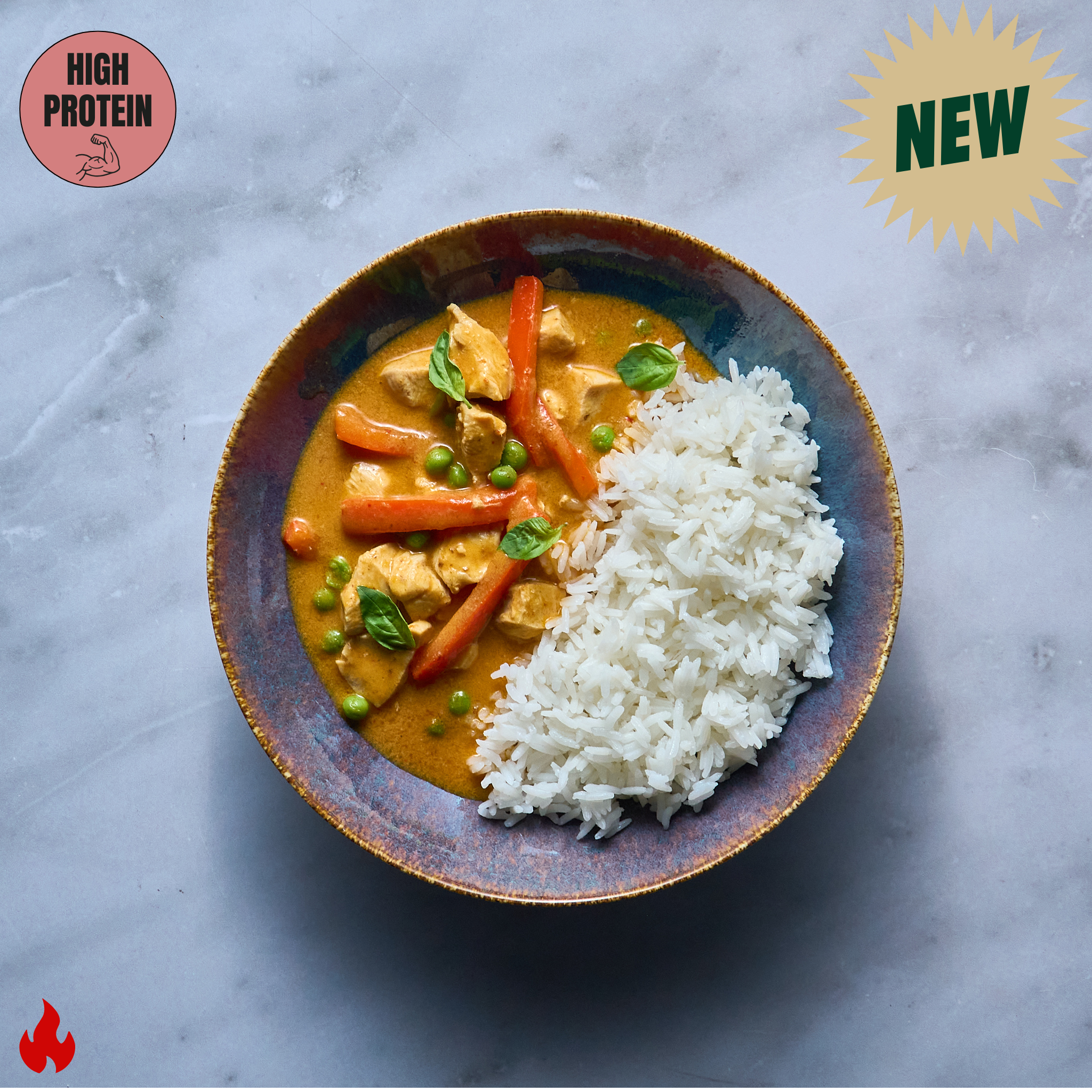 Curry Paneng au Poulet