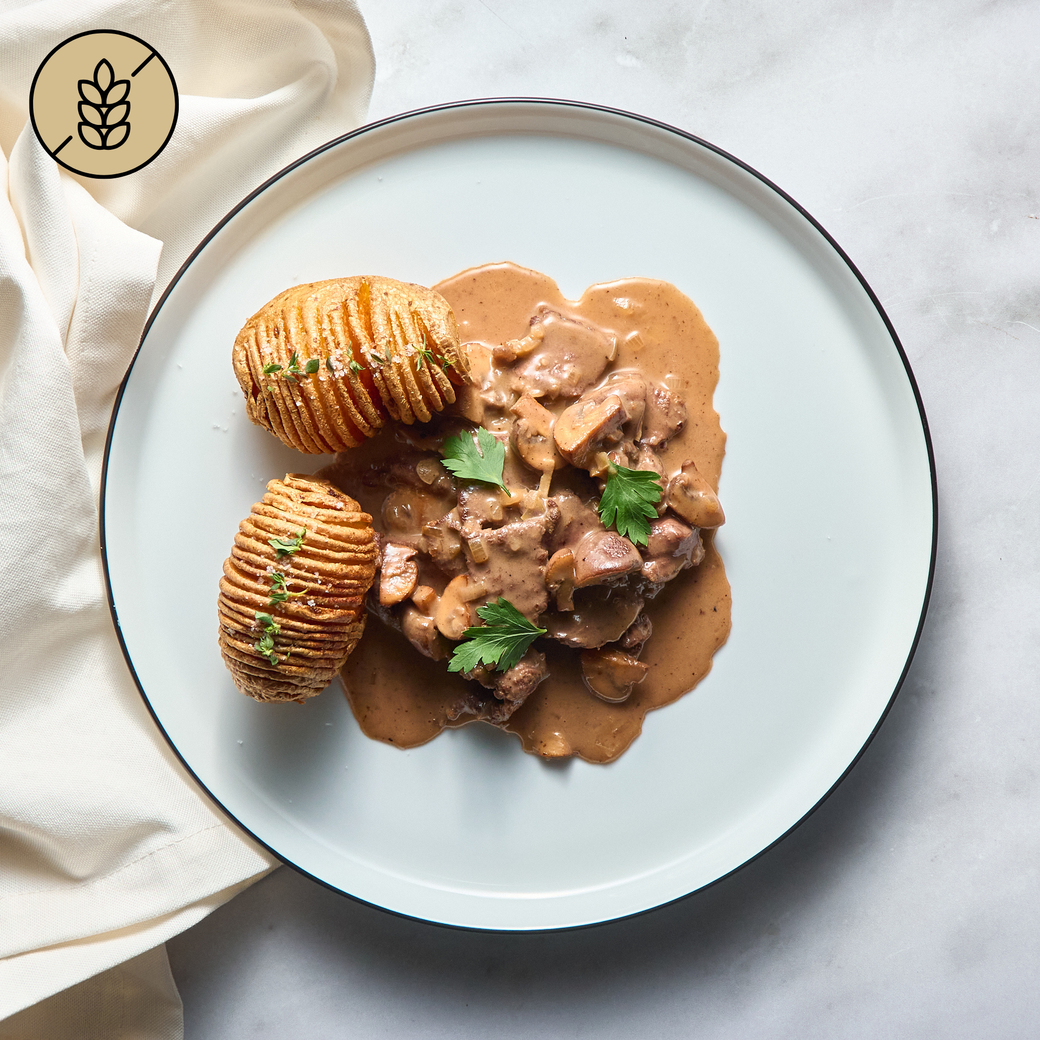 Kalbsgeschnetzeltes nach Zürcher Art