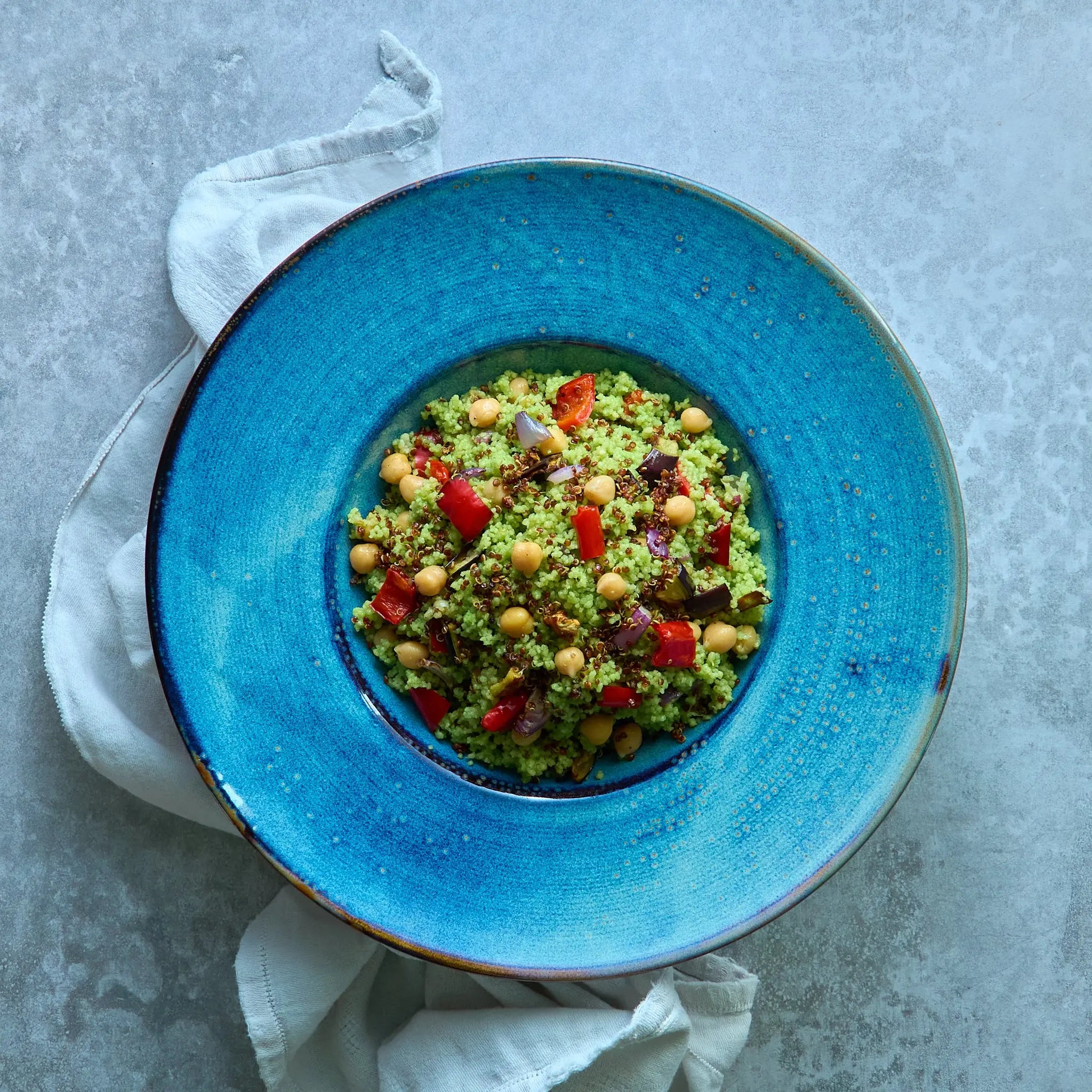 Couscous d’Été aux Légumes Rôtis & Sauce Yoghourt The Lunch Club