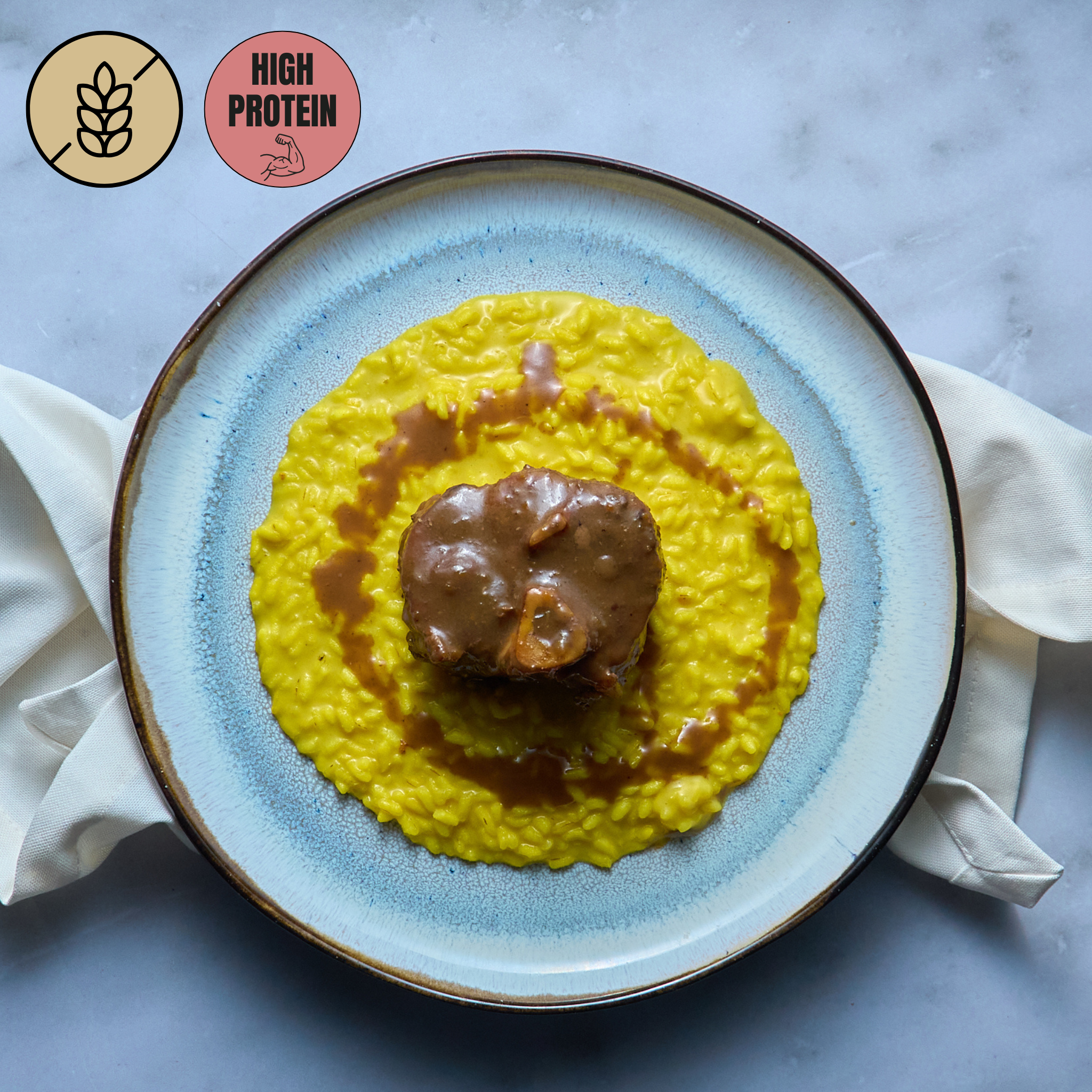 Authentic Ossobuco Milanese with Saffron Risotto