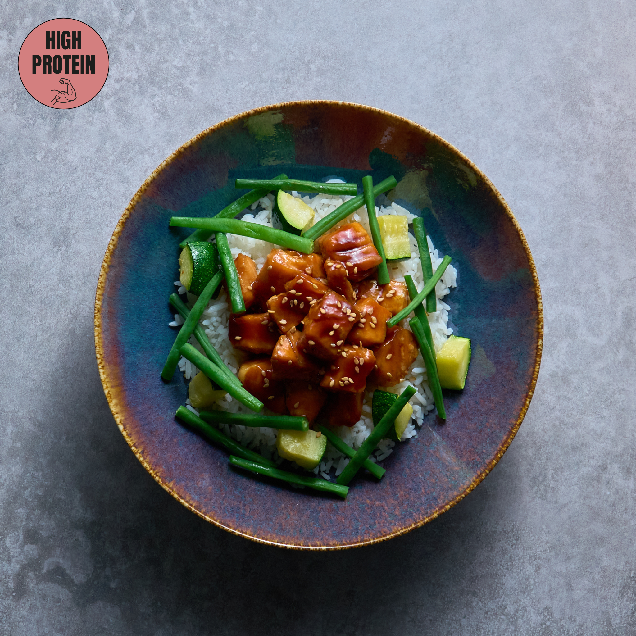 Salmon, Soy & Honey Bowl