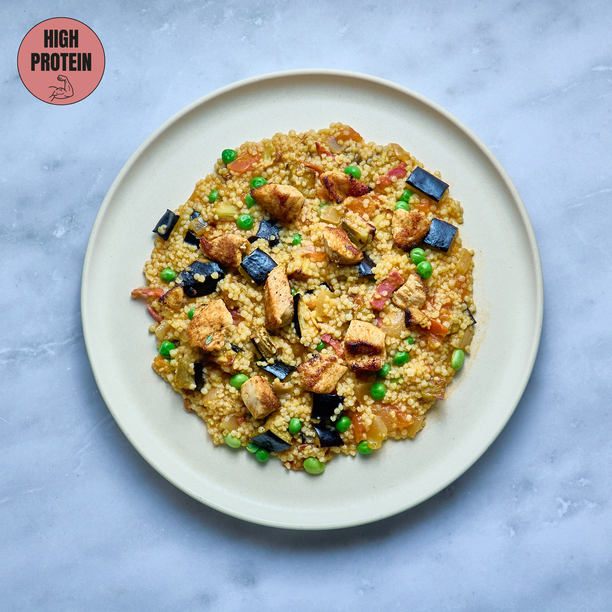 Chorizo Chicken and Mediterranean Couscous