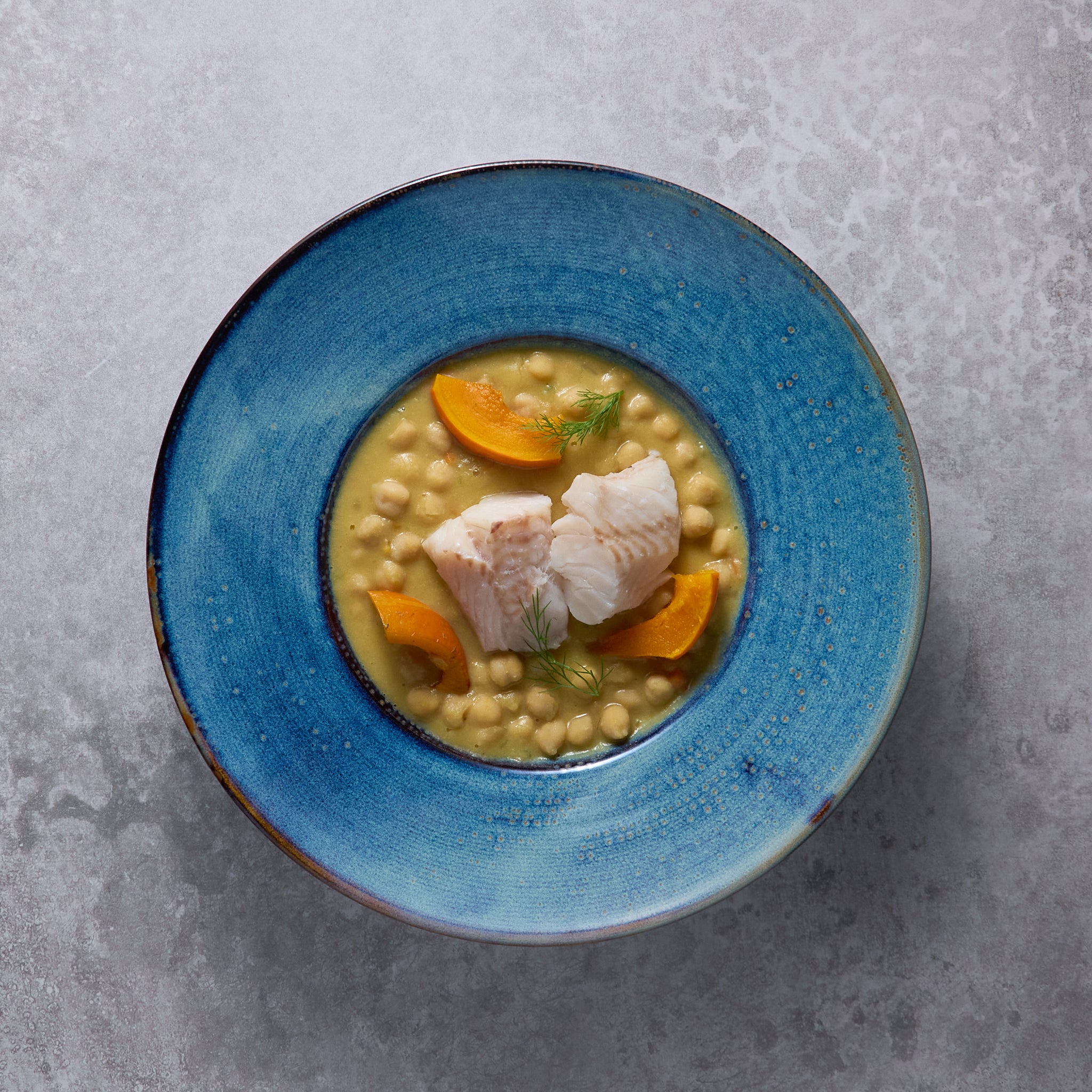 Chickpea and Cod Stew with Squash