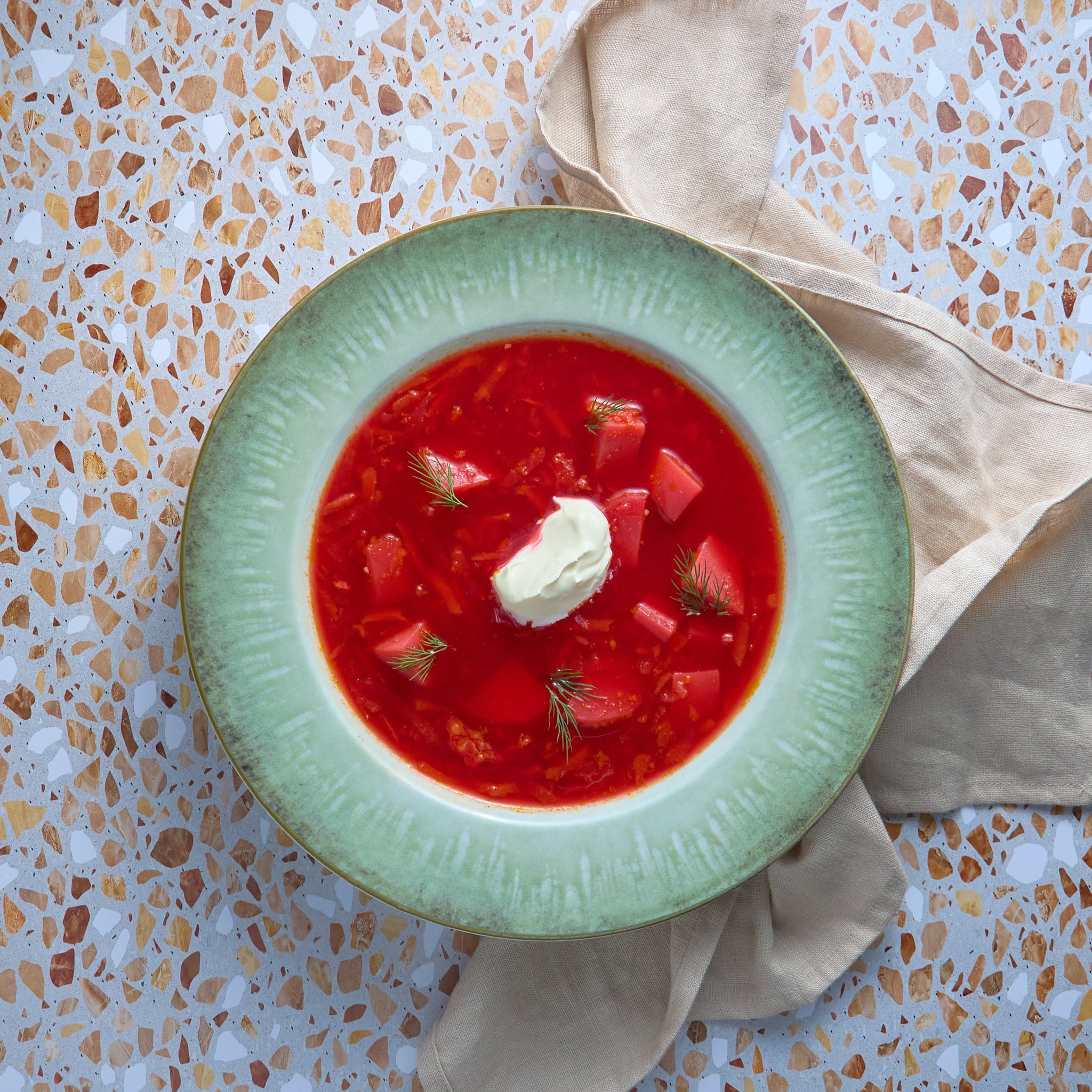 Borscht Traditionnel au Bœuf