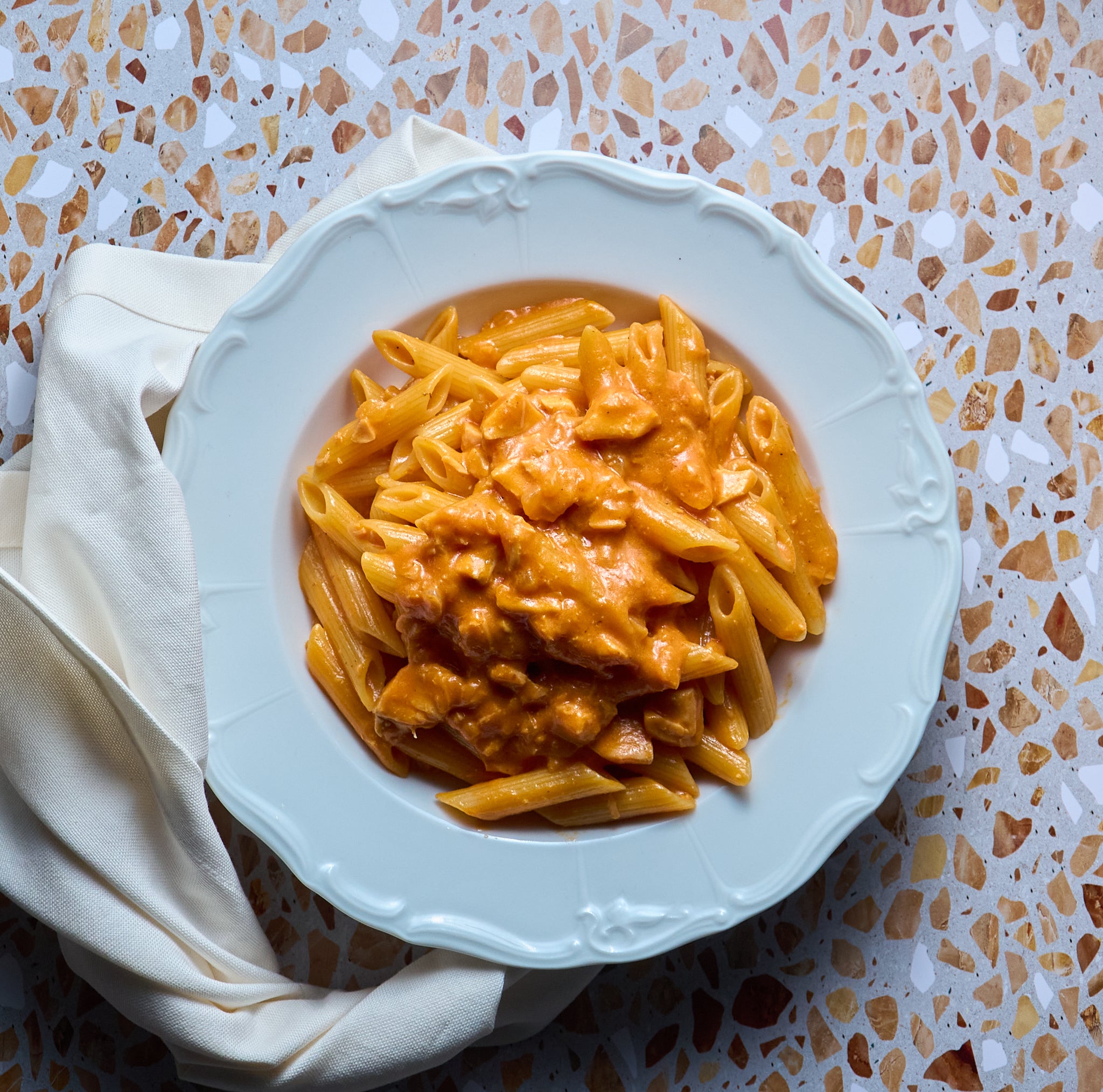 Penne au Saumon
