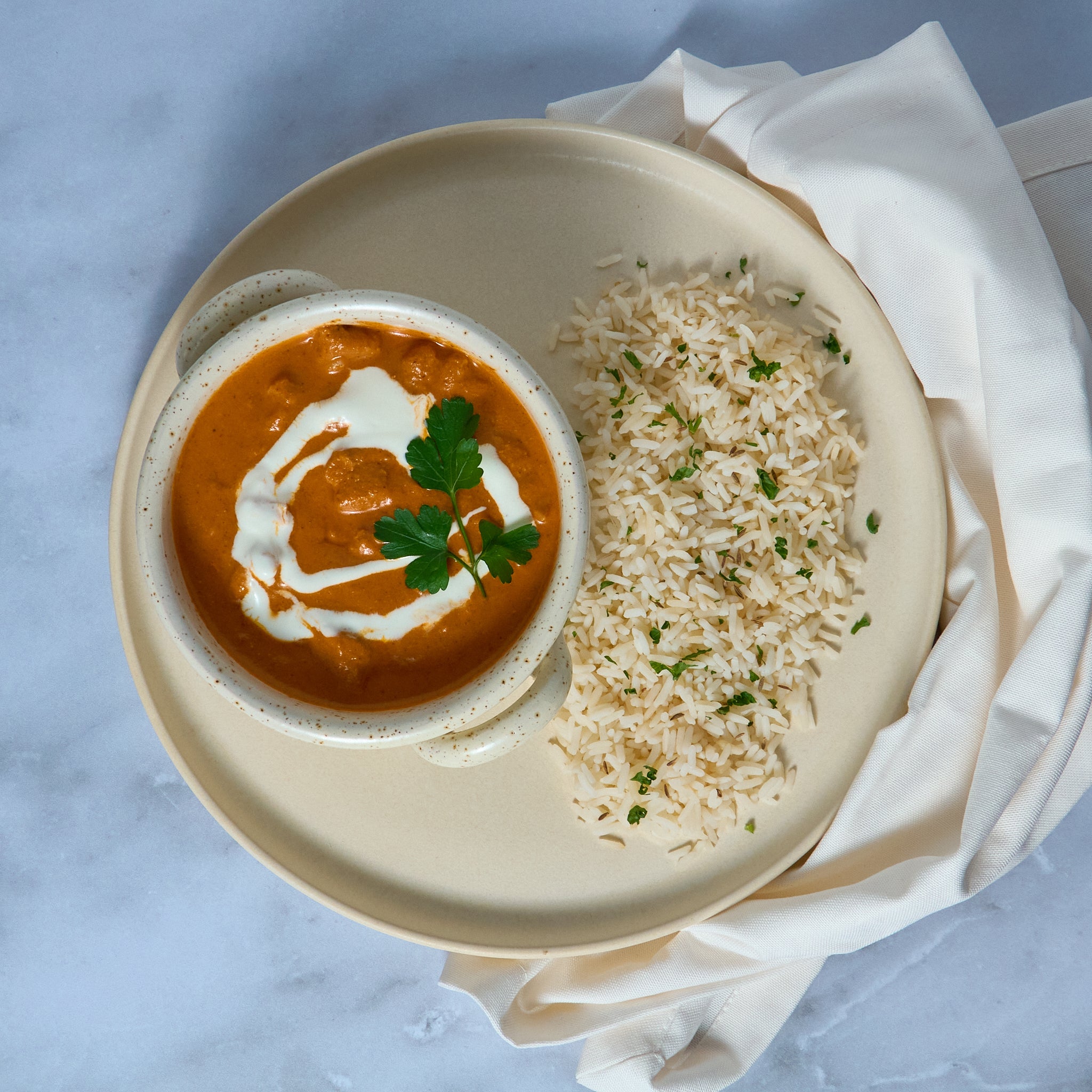 Tikka Masala Chicken with Basmati Rice