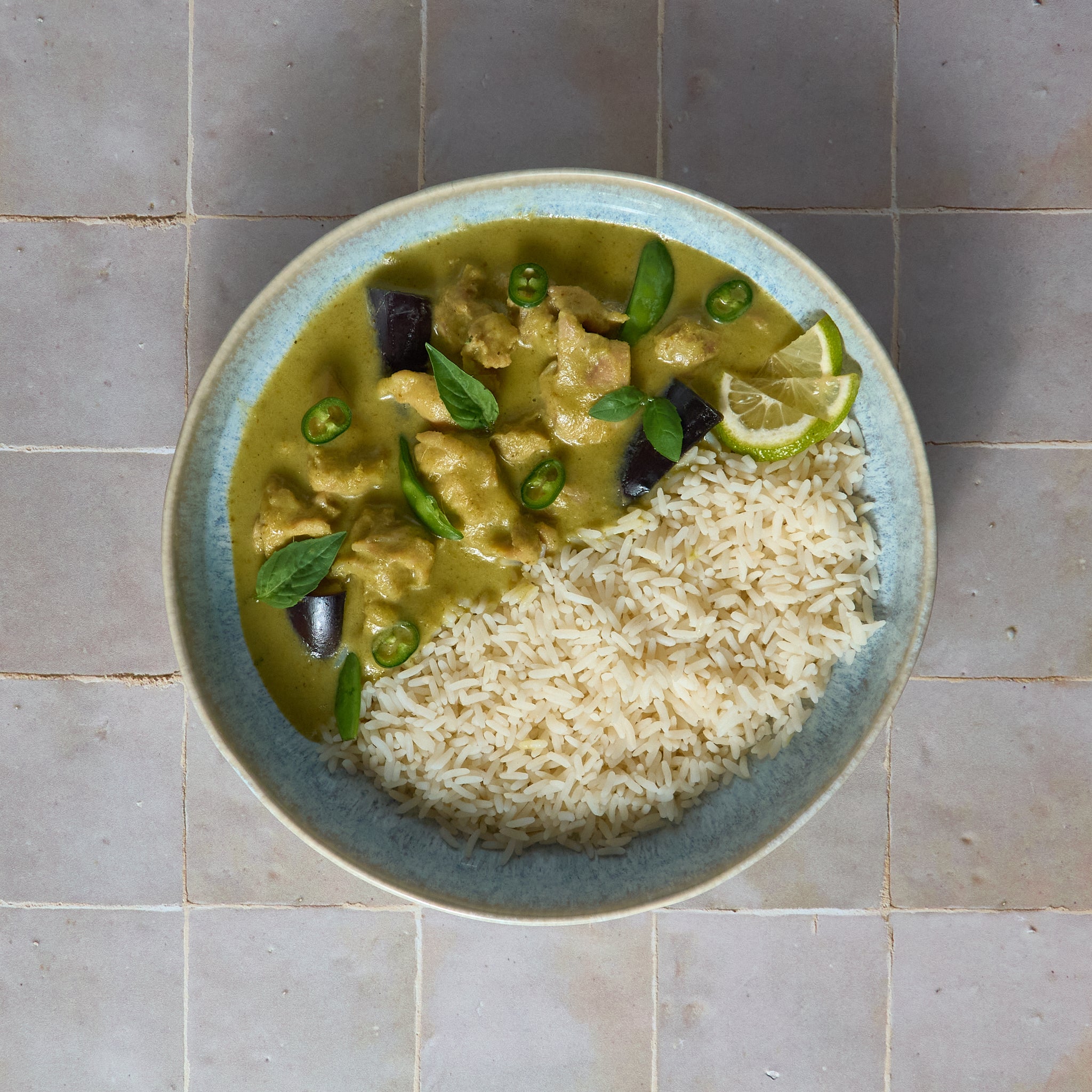 Curry Verde con Pollo e Verdure