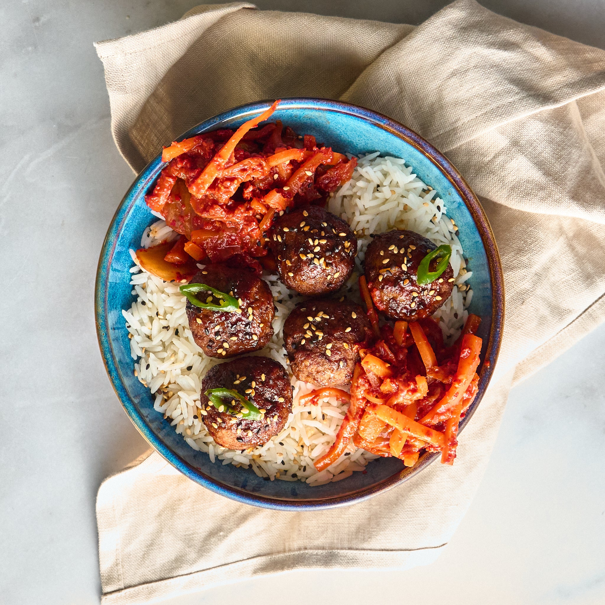 Polpette Coreane Caramellate con Soia e Miele