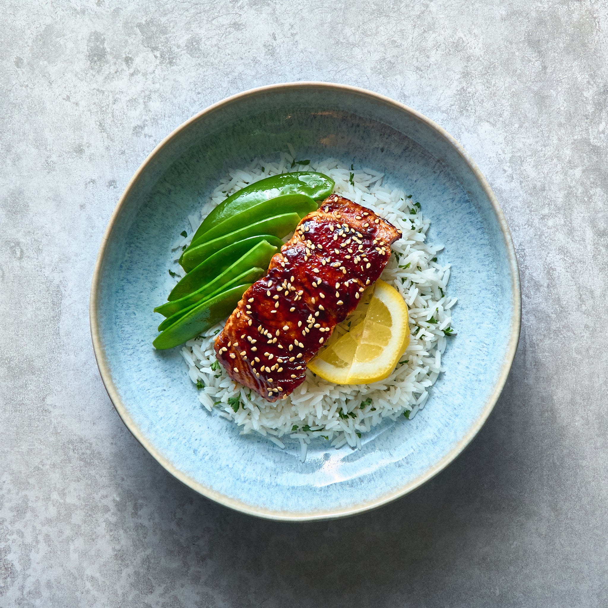 Teriyaki Salmon with Sautéed Vegetables